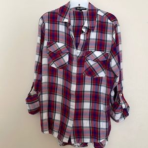 Sam Edelman long sleeve flannel shirt